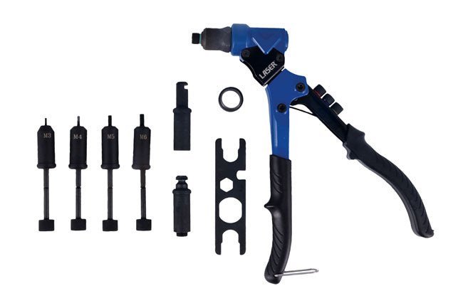 Laser Tools 8355 3-in-1 Riveter, RivNut & Reaming Tool Laser Tools