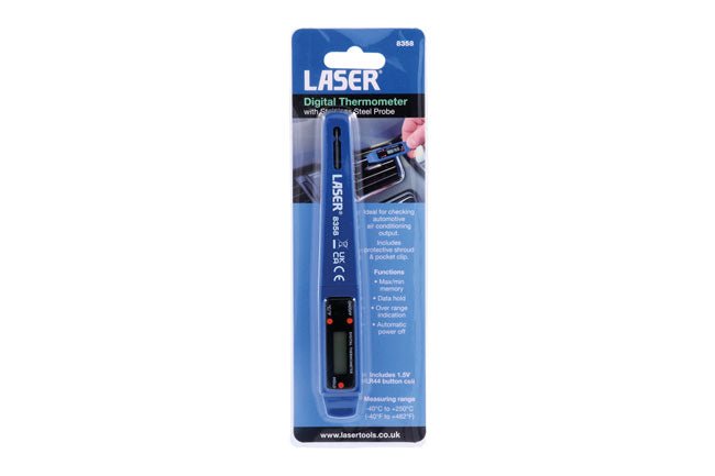 Laser Tools 8358 Digital Thermometer Laser Tools