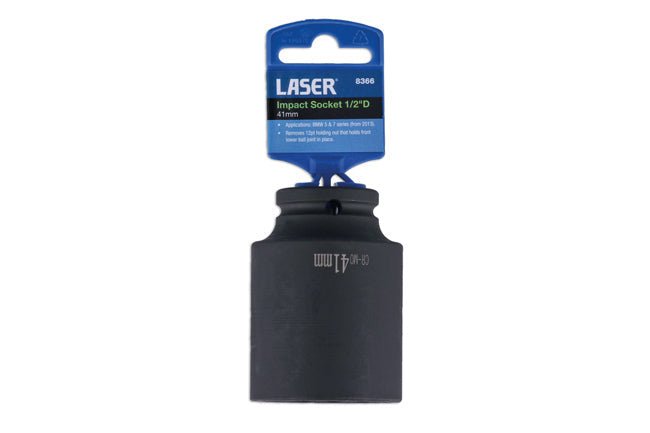 Laser Tools 8366 Impact Socket 1/2"D 41mm Laser Tools