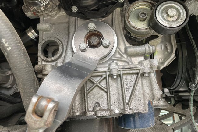 Laser Tools 8369 Crankshaft Holding Tool - for PSA, Toyota, Vauxhall 1.0, 1.2 Petrol Laser Tools