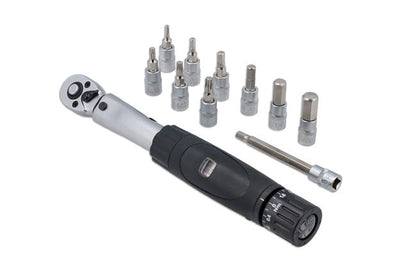 Laser Tools 8383 LTR Torque Wrench Set - 1/4"D 4-24Nm Laser Tools
