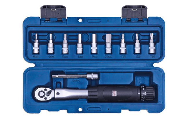 Laser Tools 8383 LTR Torque Wrench Set - 1/4"D 4-24Nm Laser Tools