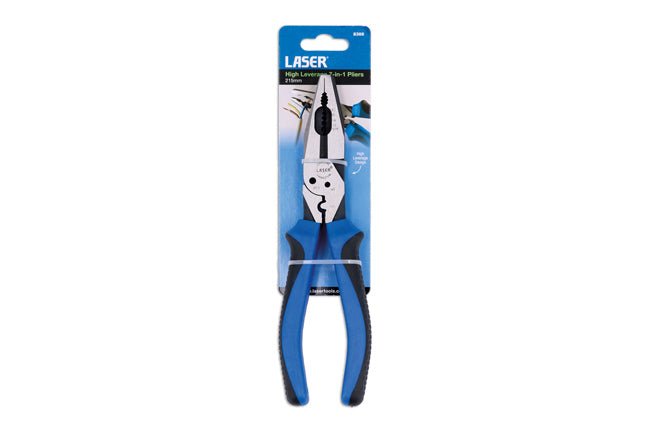 Laser Tools 8386 High Leverage 7-in-1 Pliers 215mm Laser Tools