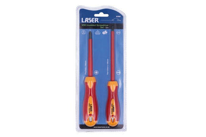 Laser Tools 8388 VDE Insulated Screwdriver Set 2pc Laser Tools