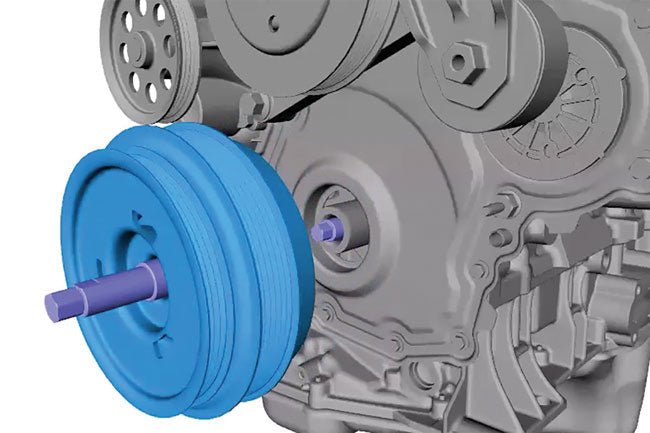 Laser Tools 8394 Crankshaft Pulley Removal Tool - for Ford Ranger 2.0L EcoBlue Laser Tools