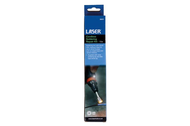 Laser Tools 8401 Cordless Soldering Repair Kit 15w Laser Tools