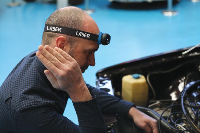 Laser Tools 8409 Motion Sensor Headlight / Work Light - Rechargeable Laser Tools