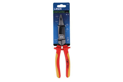 Laser Tools 8423 Insulated Long Nose Multifunctional Pliers 225mm Laser Tools