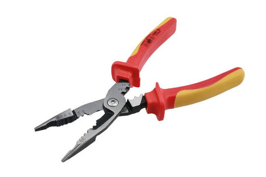 Laser Tools 8423 Insulated Long Nose Multifunctional Pliers 225mm Laser Tools