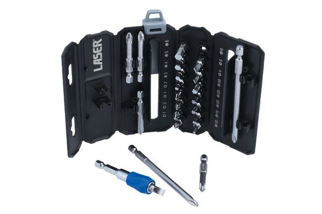 Laser Tools 8424 Portable Power Tool Bit Set 23pc Laser Tools