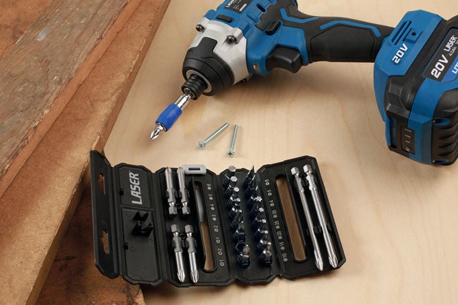 Laser Tools 8424 Portable Power Tool Bit Set 23pc Laser Tools