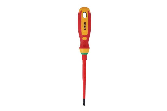 Laser Tools 8447 Phillips Insulated Screwdriver Ph1 x 100mm Laser Tools