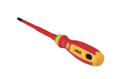 Laser Tools 8447 Phillips Insulated Screwdriver Ph1 x 100mm Laser Tools