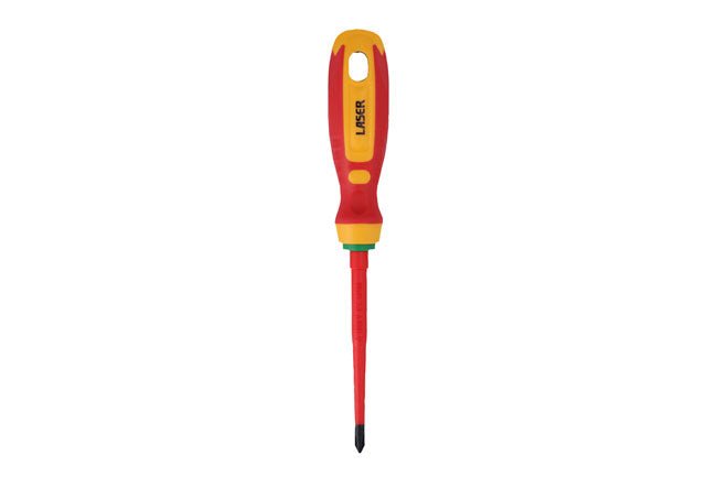 Laser Tools 8448 Phillips Insulated Screwdriver Ph2 x 100mm Laser Tools