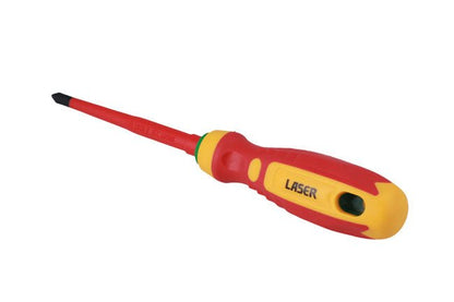 Laser Tools 8448 Phillips Insulated Screwdriver Ph2 x 100mm Laser Tools