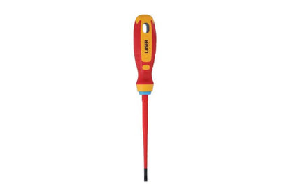 Laser Tools 8452 Flat Insulated Screwdriver 4.0 x 100mm Laser Tools