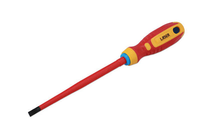 Laser Tools 8454 Flat Insulated Screwdriver 6.5 x 150mm Laser Tools