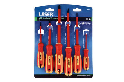 Laser Tools 8455 VDE Insulated Screwdriver Set 6pc Laser Tools