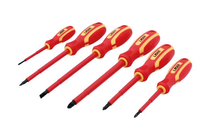 Laser Tools 8455 VDE Insulated Screwdriver Set 6pc Laser Tools