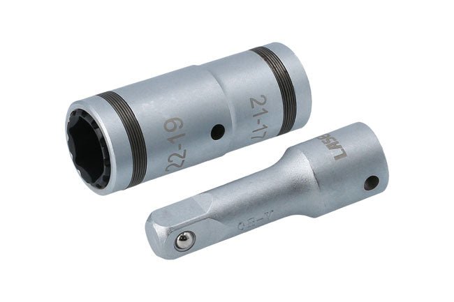 Laser Tools 8458 4-in-1 Wheel Nut Socket 1/2"D Laser Tools