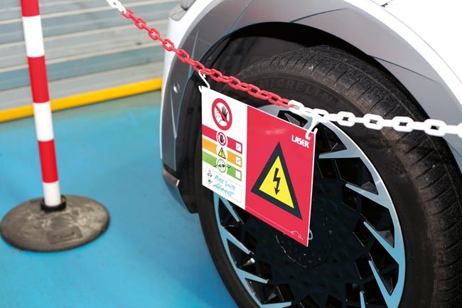 Laser Tools 8462 Hybrid/EV Warning Signs 3pc Laser Tools