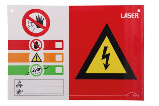 Laser Tools 8462 Hybrid/EV Warning Signs 3pc Laser Tools