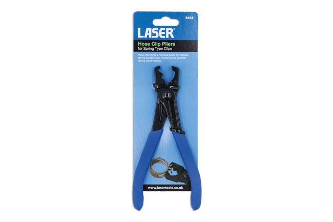Laser Tools 8463 Hose Clip Pliers - for Spring Type Clips Laser Tools