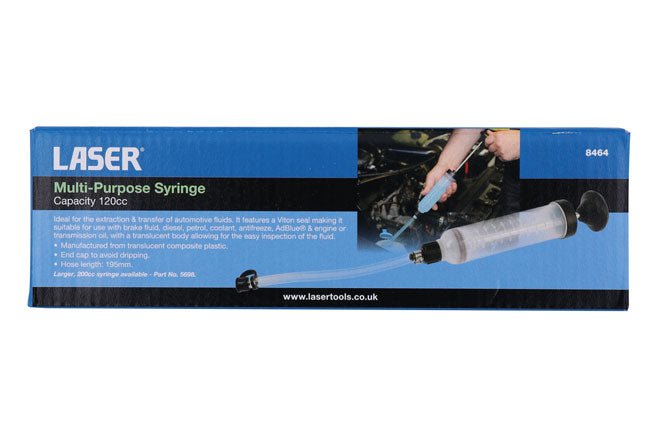 Laser Tools 8464 Multi-Purpose Syringe 120cc Laser Tools