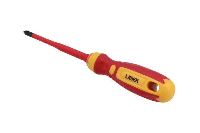 Laser Tools 8466 PzDrive Insulated Screwdriver Pz2 x 100mm Laser Tools