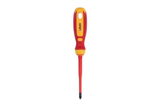 Laser Tools 8466 PzDrive Insulated Screwdriver Pz2 x 100mm Laser Tools