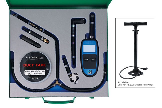 Laser Tools 8467 EV Battery Integrity Pressure Test Kit - for Hyundai, Jaguar, Kia & Nissan Laser Tools