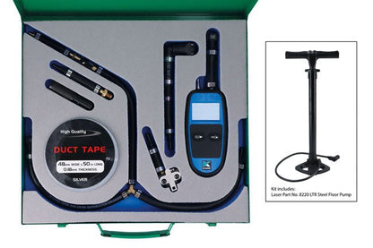Laser Tools 8467 EV Battery Integrity Pressure Test Kit - for Hyundai, Jaguar, Kia & Nissan Laser Tools