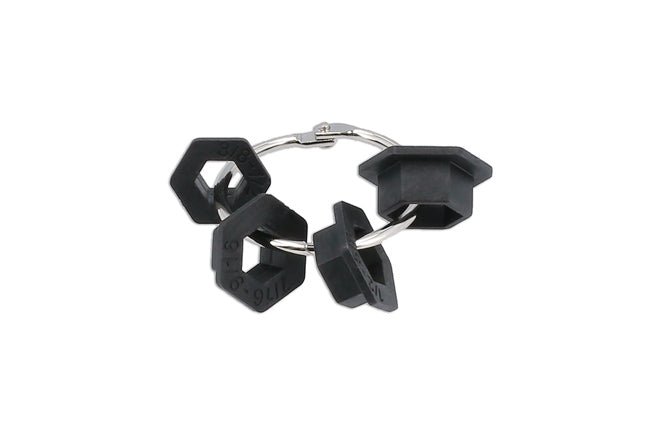 Laser Tools 8468 Non Marring Imperial Socket/Wrench Insert Set 4pc Laser Tools