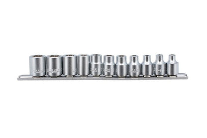 Laser Tools 8475 Flat Cut Star Socket Set 3/8"D 11pc Laser Tools