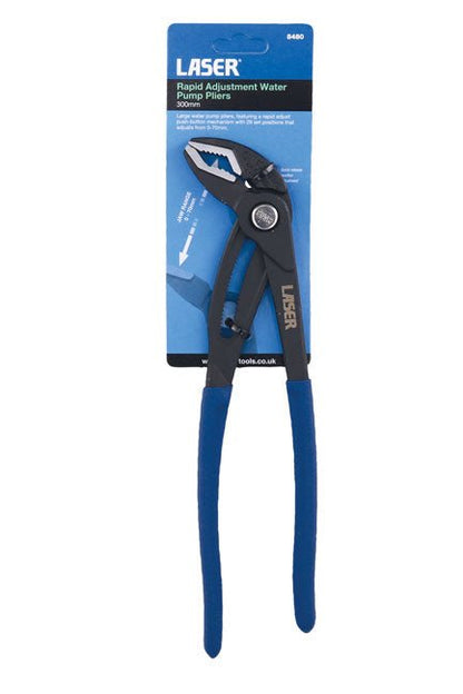 Laser Tools 8480 Rapid Adjustment Water Pump Pliers 300mm Laser Tools