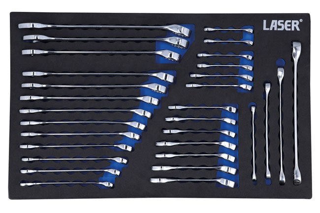 Laser Tools 8481 Metric/Stubby/Star Spanner Set 30pc Laser Tools