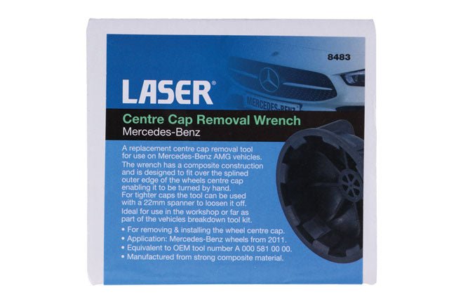 Laser Tools 8483 Centre Cap Removal Wrench - Mercedes-Benz Laser Tools