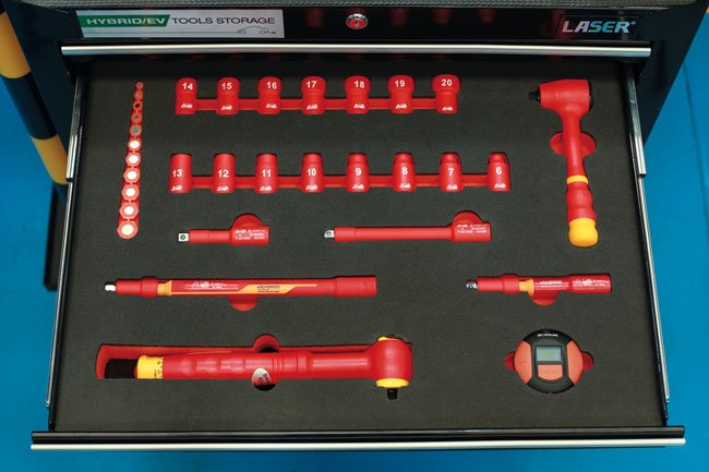 Laser Tools 8484 Insulated Socket Set in Foam Inlay Laser Tools