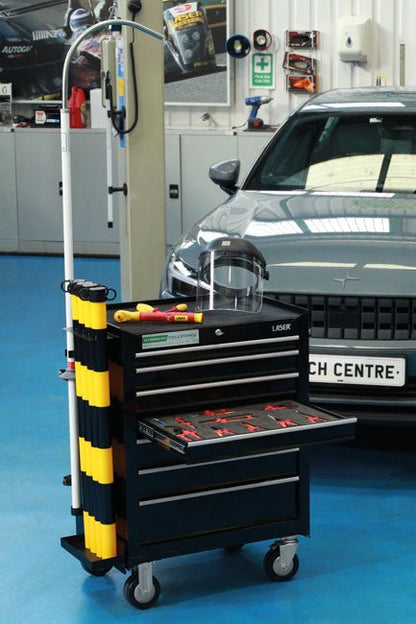 Laser Tools 8490 EV Cabinet with Foam Inlays, Tools & Safety Products Laser Tools