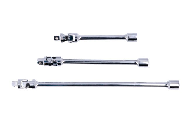 Laser Tools 8494 Universal Joint Extension Set Spring Loaded 3/8"D 3pc Laser Tools