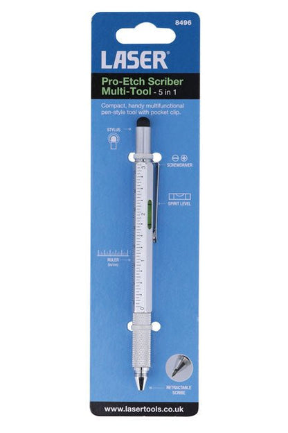 Laser Tools 8496 Pro-Etch Scriber Multi Tool 5-in-1 Laser Tools