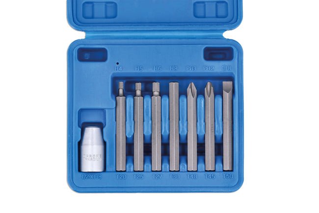 Laser Tools 8506 Impact Bit Set 8pc 1/2"D Laser Tools
