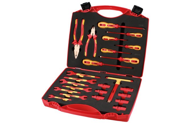 Laser Tools 8509 Spark Resistant Fully Insulated Tool Kit 24pc Laser Tools
