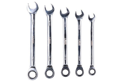 Laser Tools 8510 Ratchet Ring Combination Spanner Set 5pc Laser Tools