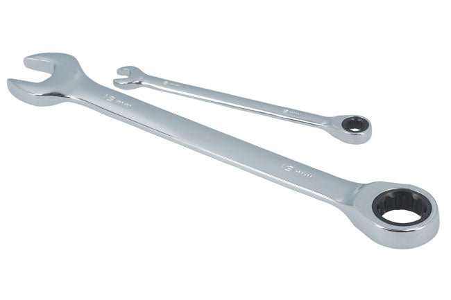 Laser Tools 8511 Ratchet Ring Combination Spanner Set 12pc Laser Tools