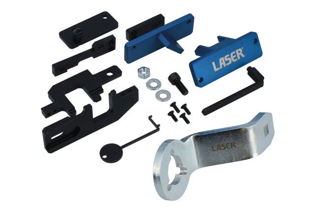 Laser Tools 8514 Engine Timing Master Kit (inc Pulley Holding Tool) â€“ for PSA Wet Belt 1.0, 1.2 Petrol Laser Tools