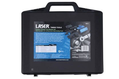 Laser Tools 8514 Engine Timing Master Kit (inc Pulley Holding Tool) â€“ for PSA Wet Belt 1.0, 1.2 Petrol Laser Tools