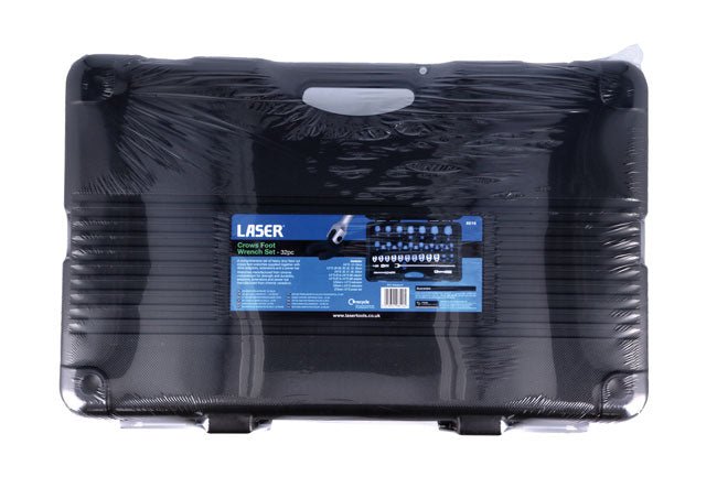 Laser Tools 8516 Crows Foot Wrench Set 32pc Laser Tools