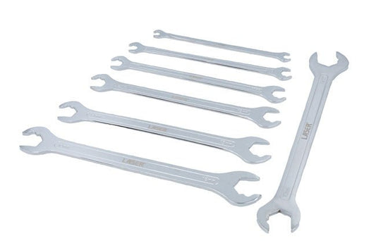 Laser Tools 8521 Ultra Thin Ratcheting Action Spanner Set 7pc Laser Tools