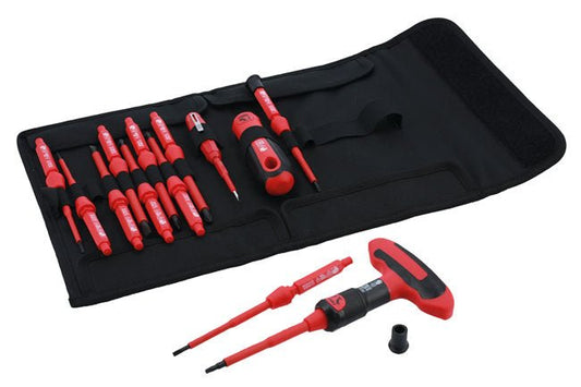 Laser Tools 8527 Insulated Interchangeable Screwdriver Set 16pc Laser Tools